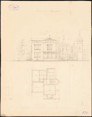 Villa, Neustadt: Grundriss, Aufriss