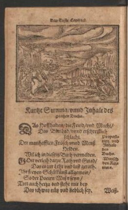 Kurtze Summa/ unnd Inhalt des gantzen Buchs.