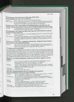 II.5 Graduiertenkollegs (GRK)