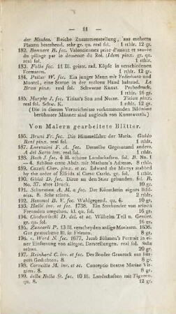 Von Malern gearbeitete Blätter