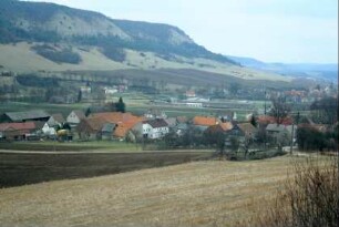 Blick von SW über Geunitz nach Reinstädt