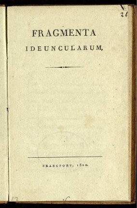 Fragmenta ideuncularum