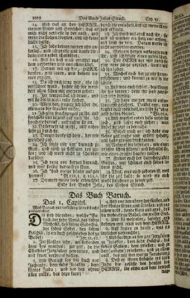 Das Buch Baruch. - Das erste Buch der Maccabäer.