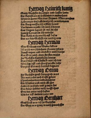 Jn diesem buchlein findestu alle Churfursten von Sachssen vnd wenne erstlich das hauß von Sachssen mit der Chur begnadet ist