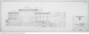 Aufriß der Fassade zur Via Gregoriana