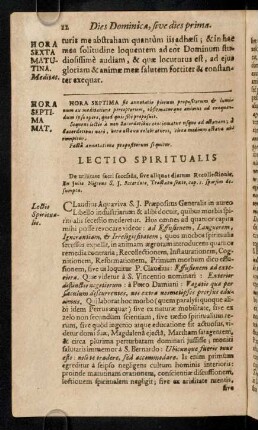 12-23, Lectio Spiritualis