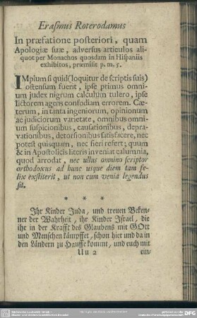 Erasmus Roterodamus ...