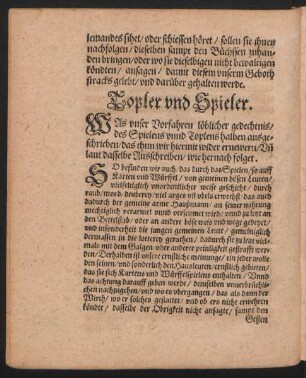 Topler und Spieler.