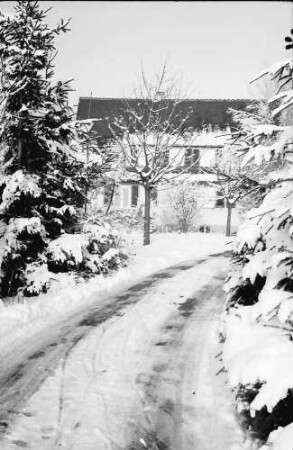 Staufen: Haus Seebert im Schnee
