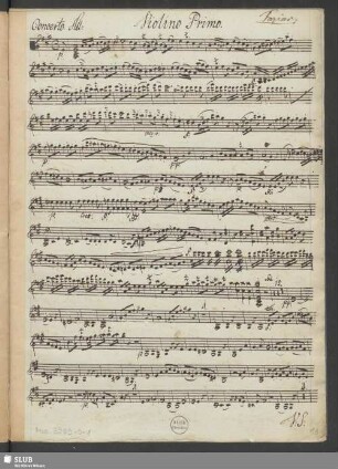 Violino primo.