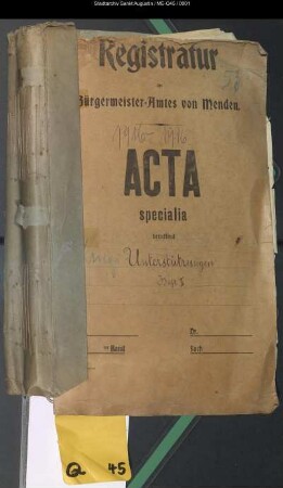 Unterstützungen von Kriegsteilnehmern und ihren Familien
