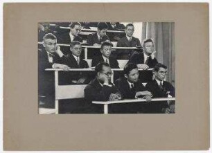 Studenten während einer Vorlesung, Berlin
