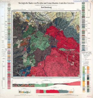 [4129] Bad Harzburg, Geologische Karte von Preußen und benachbarten deutschen Ländern