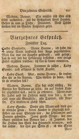 Vierzehntes Gespräch