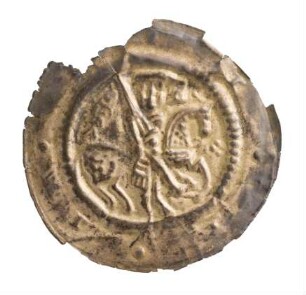Münze, Pfennig, Brakteat, um 1230
