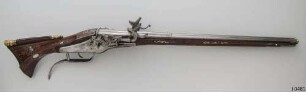 Doppelläufige Radschlosspistole mit zwei Schlössern / Paar doppeläufige Radschosspistolen mit zwei Schlössern