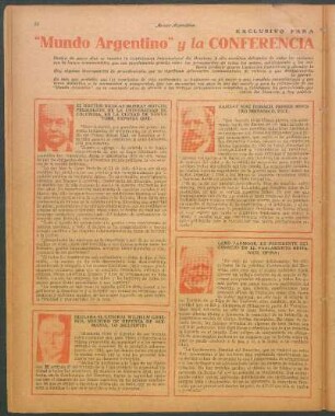"Mundo Argentino" y la Conferencia Universal del Desarme : Exclusivo para "Mundo Argentino"