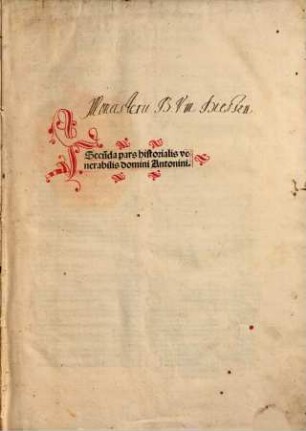 ... pars historialis venerabilis domini Antonini, Secunda pars