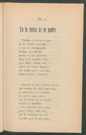 En la tumba de mi padre