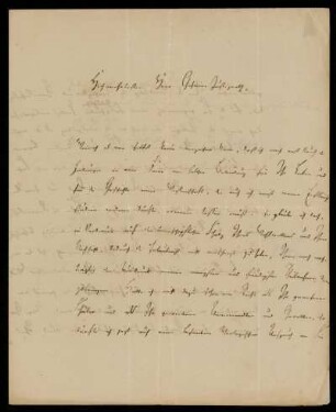 Brief von Julius Müller an Gustav Hugo, Marburg, 21.5.1838