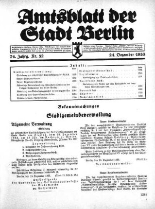 1933,52: Nr. 52, 24. Dezember 1933