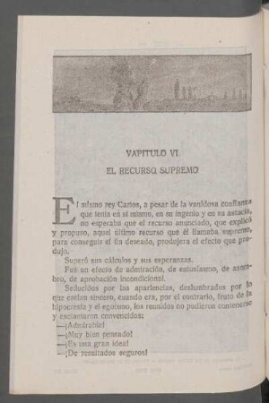 [Capítulo] VI - El recurso supremo