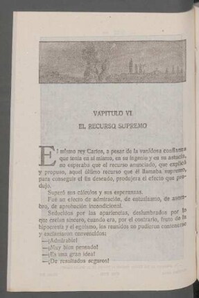 [Capítulo] VI - El recurso supremo