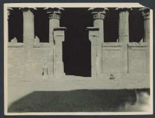 Inneres im Tempel in Edfu