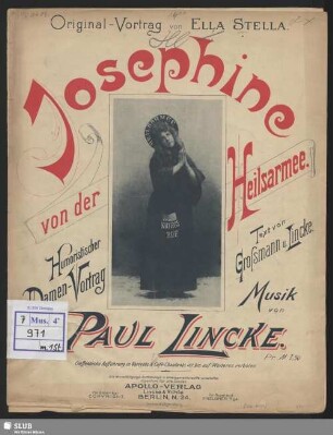 Josephine von der Heilsarmee : humoristischer Damen-Vortrag