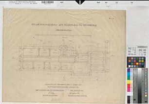 Arnsberg, Regierungshauptgebäude, Erweiterungsbau, Grundmauern