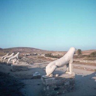 Delos. Löwenterrasse am Heiligen See