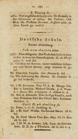 Deutsche Schule. Zweite Abtheilung