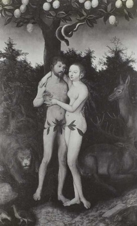 Adam und Eva im Paradies