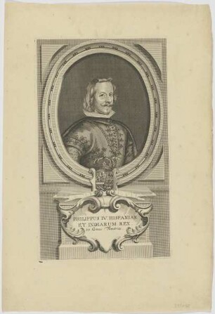 Bildnis des Philippus IV., Hispaniar. et Indiarum Rex