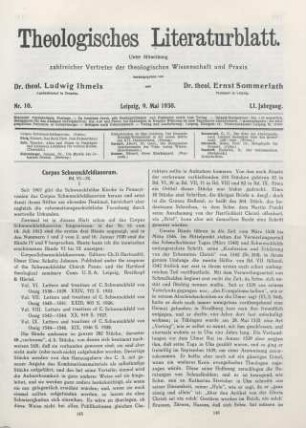 145-148 [Rezension] Schwenckfeld, Caspar, Corpus Schwenckfeldianorum