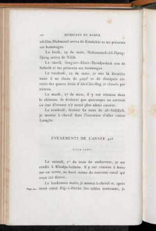 Chapitre XVII. Événements de l'année 926 (1519-1520)