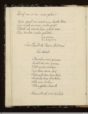 Trinklied (Catilina) : [SW I: H2]; [SW I, S. 103] / Henrik Ibsen