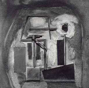 Abstrakte Materialkomposition "Out in Space"