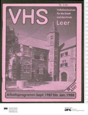 Programm 2. Semester 1987/1988
