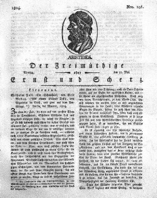 Nro. 101., Montag den 21. Mai