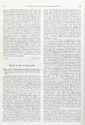 551-553 [Rezension] Müller, Burkhard, Kommunikation kirchlicher Organisationen