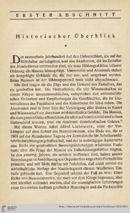 Historischer Überblick