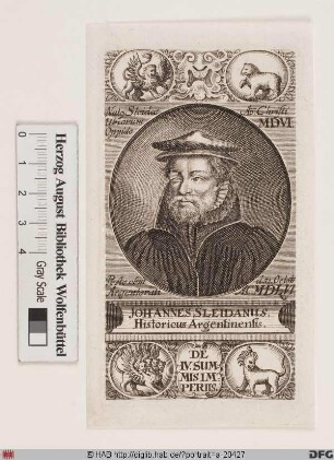 Bildnis Johannes Sleidanus (eig. Johann Philippi)