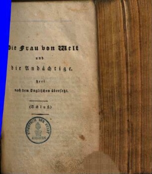 Pantheon : eine Sammlung vorzüglicher Novellen und Erzählungen der Lieblingsdichter Europas. 9