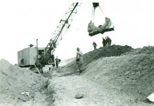 Saaledurchstich Eiserfurt (Kalkbergrutsch bei Bernburg), Latdorf, 1933