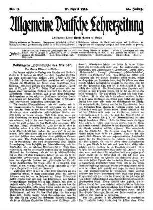 Vaihingers Philosophie des Als ob