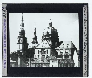 Würzburg, Stift Haug : Außenansicht von SO