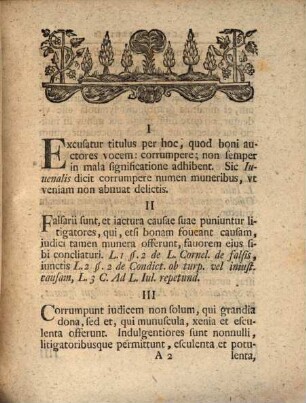 De licita iudicis corruptela