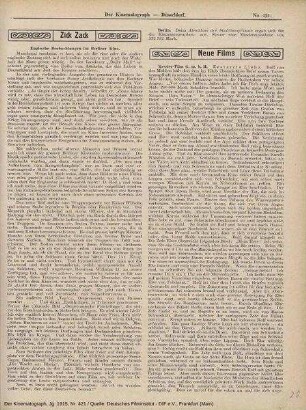 Englische Beobachtungen im Berliner Kino