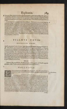 Psalmus CXVII.